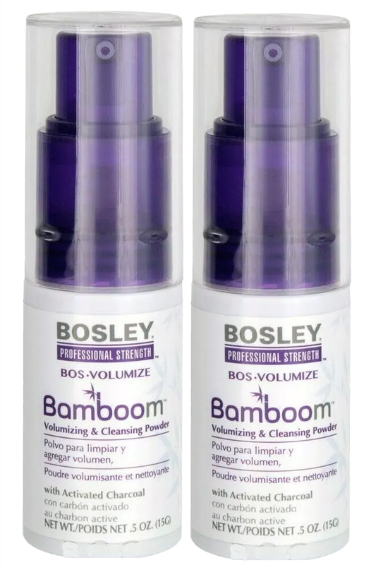 2 Pack Bosley Bamboom .5 oz Volumizing Cleansing Powder