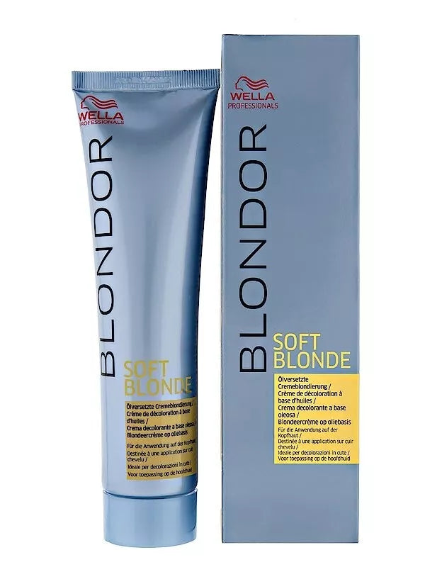 Wella Professionals Blondor Soft Blonde Oil Mixed Cream Lightener - 7 oz