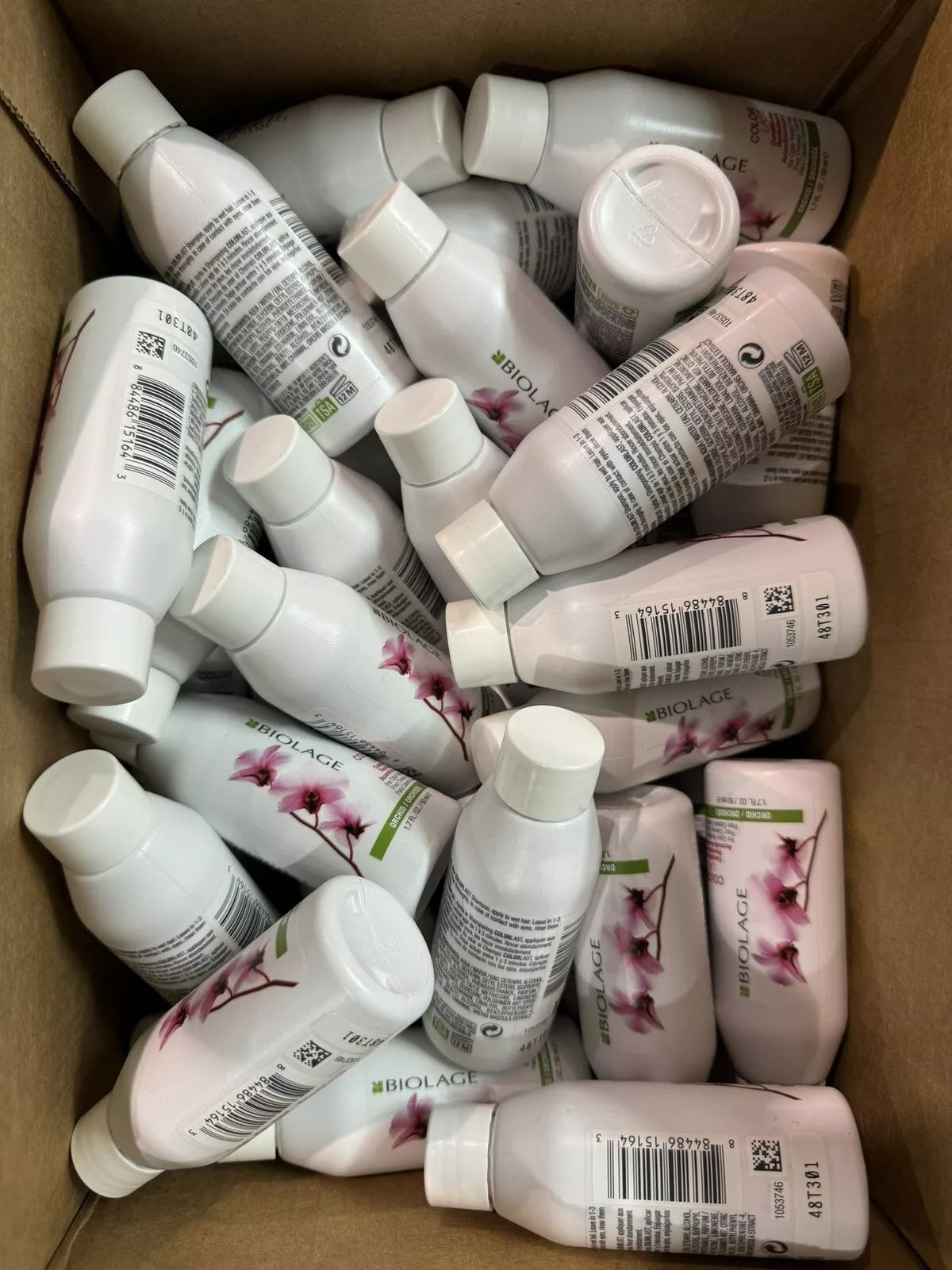 Box of 50 Matrix Biolage Color Last Conditioner 1.7oz 50m Treated Hair