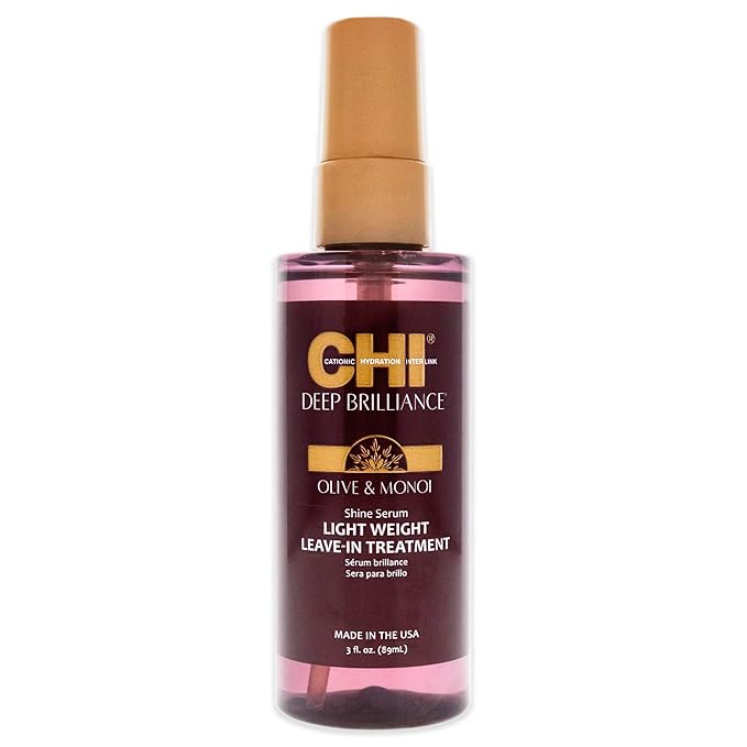 Chi Deep Brilliance Olive and Monoi Light Weight Leave In Treatment