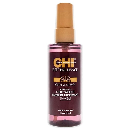 Chi Deep Brilliance Olive and Monoi Light Weight Leave In Treatment