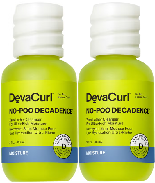 2 Pack DevaCurl No Poo Moisture Decadence 3 oz