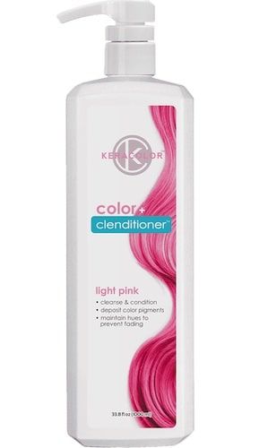 Light Pink Keracolor Color Clenditioner Conditioning Cleanser 33.8 oz