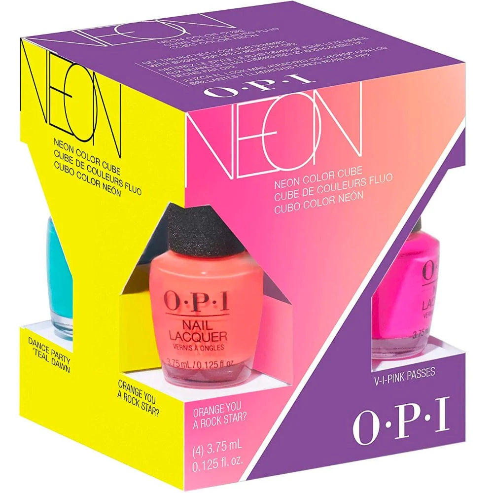 OPI Mini NEON Nail Polish Set of 4 x 0.125 oz