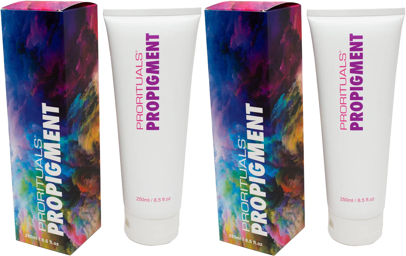 2 Pack Prorituals Propigment Yellow Hair Color 8.5 oz