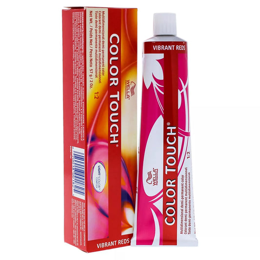 7 Tubes WELLA Color Touch Demi Perm 10/34 Lightest Blonde Gold Red 2 oz