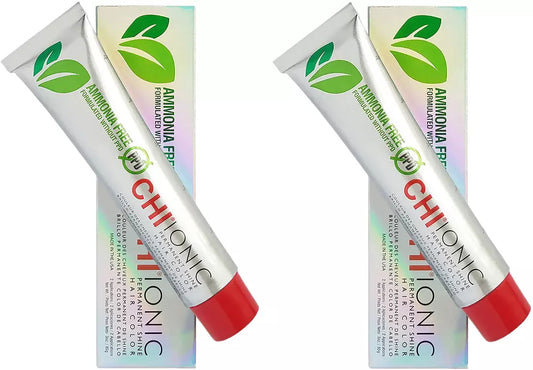 2 Tubes CHI IONIC Permanent Shine Hair Color 3 oz 6B