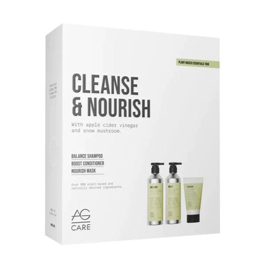 AG Care Cleanse & Nourish Kit Shampoo Conditioner Mask